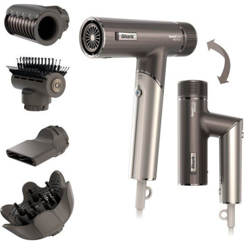 Shark SpeedStyle PRO Flex - 4-in-1 Föhn - Hoge snelheid - Mokka Tweedehands