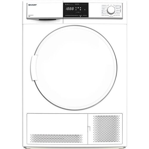 Sharp Kd-hcb8s7pw91 - Condensdroger - 8 Kg - 65 Db - Energieklasse G - Wit | Tweedehands (Refurbished) Tweedehands