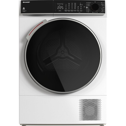 Sharp Kdnl0s9w21be - Warmtepompdroger - 10 Kg - Inverter Motor - Energieklasse E - Wit | Nieuw (outlet)