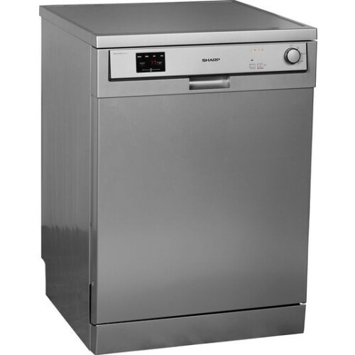 Sharp Qw-hx12f472s - Vrijstaande Vaatwasser - 60 Cm - 12 Couverts - 47 Db - Energieklasse E | Tweedehands (Refurbished)