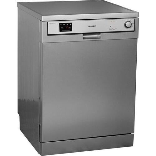 Sharp Qw-hx12f472s - Vrijstaande Vaatwasser - 60 Cm - 12 Couverts - 47 Db - Energieklasse E | Tweedehands (Refurbished) Tweedehands