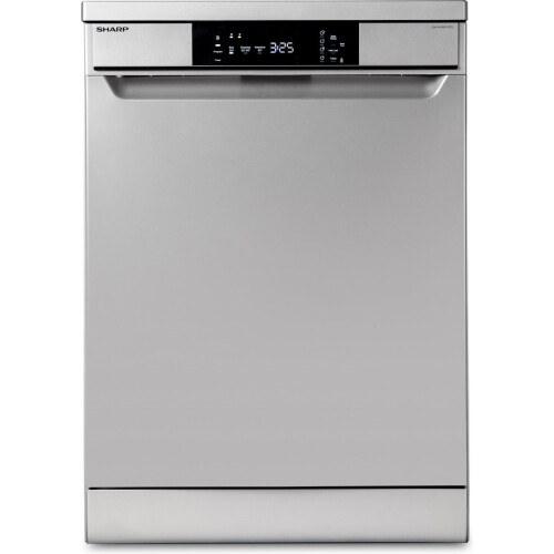 Sharp Qw-na1bf47es - Vrijstaande Vaatwasser - 60 Cm - 13 Couverts - Uitgestelde Start - 47 Db - Energieklasse E | Nieuw (outlet)