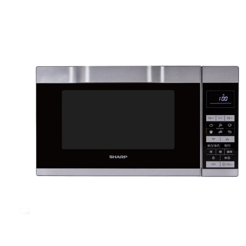 Sharp R-861S - Combimagnetron - 25 liter - Grillfunctie - Heteluchtfunctie - Zilver