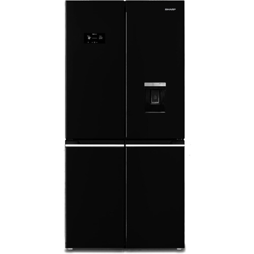 Sharp Sj-nfa35ihdbd-eu - Amerikaanse Koelkast - 179 Cm - 488l - No Frost - Water- & Ijsdispenser - Zwart | Nieuw (outlet)