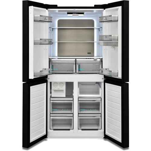 Sharp Sj-nfa35ihdbd-eu - Amerikaanse Koelkast - 179 Cm - 488l - No Frost - Water- & Ijsdispenser - Zwart | Nieuw (outlet)