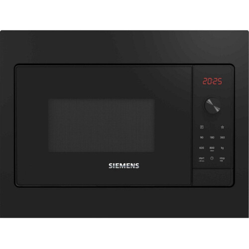 Siemens BF523LMB3 - Inbouw magnetron 20L 800W - 7 automatische programma's - Zwart