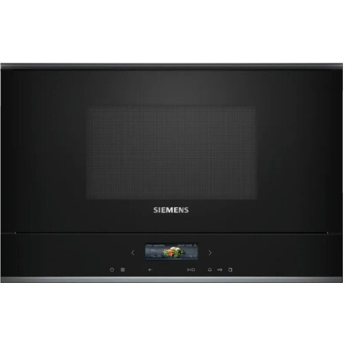 Siemens BF722L1B1 - Inbouwmagnetron - 900W Inverter Technology - Zwart Tweedehands