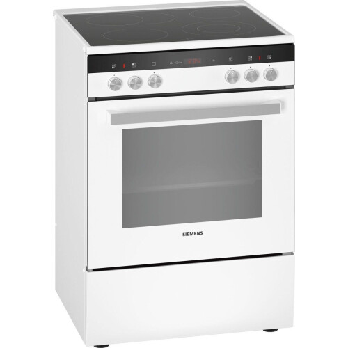 Siemens HK9R3A220 - Elektrisch fornuis - 66 liter oven - Wit Tweedehands