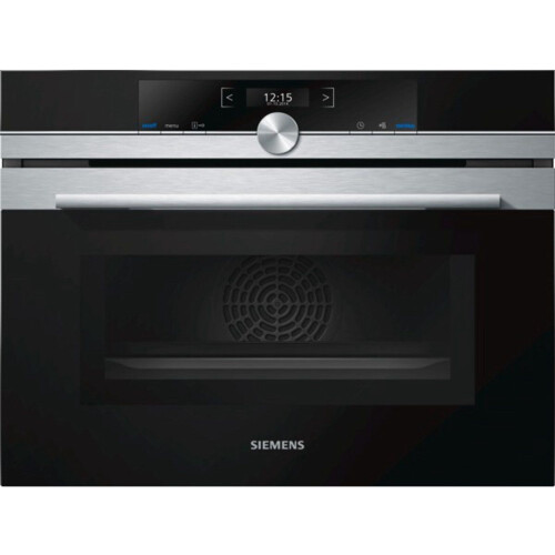 Siemens iQ700 CM633GBS1 - Inbouw oven - Compacte varioSpeed met magnetron - 45 liter Tweedehands