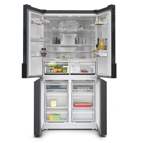 Siemens Kf96naxea - Amerikaanse Koelkast - 183 Cm - 605l - No Frost - Zwart Rvs | Nieuw (outlet)