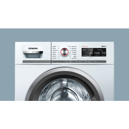 Siemens Wm14w5fcb Iq700 Wasmachine - Duurzame En Stille Motor - Navulfunctie - Ecoperfect - 9kg - 1400 Toeren | Tweedehands (Refurbished)