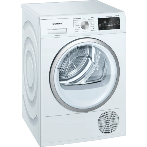 Siemens Wt43w4g5 - Warmtepompdroger - 8 Kg - Zelfreinigende Condensor - 64 Db - Energieklasse A++ | Tweedehands (Refurbished)