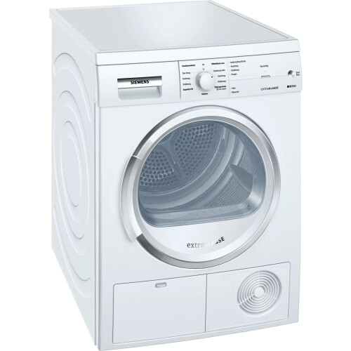 Siemens Wt46e183 - Condensdroger - 7 Kg - Autodry - 66 Db - Energieklasse B - Wit | Tweedehands (Refurbished)