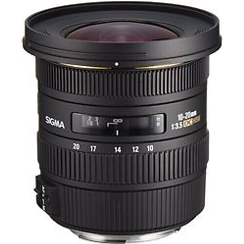 Sigma 10-20 mm F3.5 DC EX HSM 82 mm filter (geschikt voor Canon EF) zwart Tweedehands