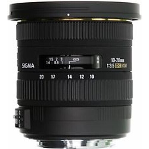 Sigma 10-20 mm F3.5 DC EX HSM 82 mm filter (geschikt voor Nikon F) zwart Tweedehands