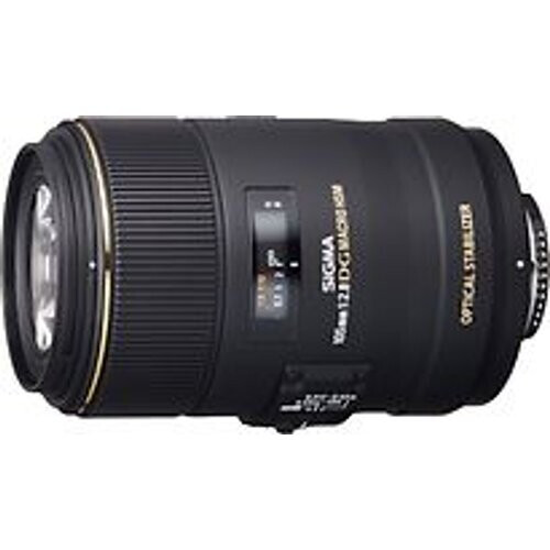 Sigma 105 mm F2.8 DG EX HSM OS Macro 62 mm filter (geschikt voor Nikon F) zwart Tweedehands