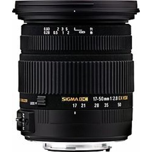 Sigma 17-50 mm F2.8 DC EX HSM OS 77 mm filter (geschikt voor Canon EF) zwart Tweedehands