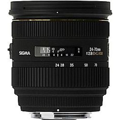 Sigma 24-70 mm F2.8 DG EX HSM 82 mm filter (geschikt voor Canon EF) zwart Tweedehands