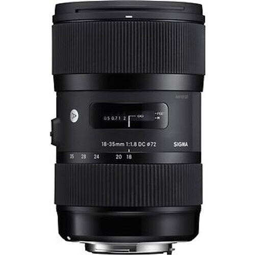 Sigma A 18-35 mm F1.8 DC HSM 72 mm filter (geschikt voor Nikon F) zwart Tweedehands