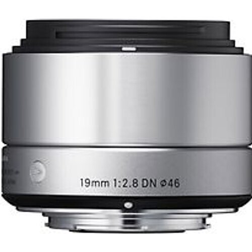 Sigma A 19 mm F2.8 DN 46 mm filter (geschikt voor Sony E-mount) zilver Tweedehands