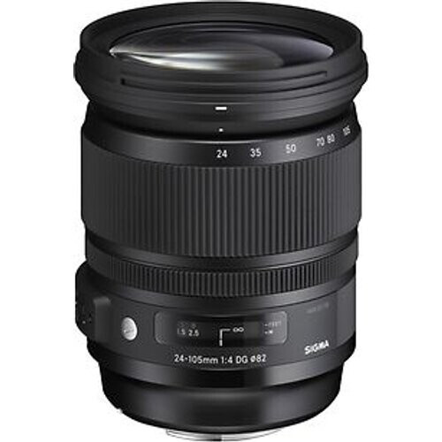 Sigma A 24-105 mm F4.0 DG HSM OS 82 mm filter (geschikt voor Nikon F) zwart Tweedehands