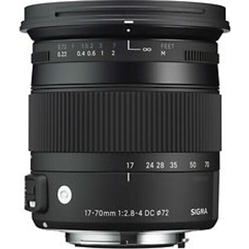 Sigma C 17-70 mm F2.8-4.0 DC HSM OS Macro 72 mm filter (geschikt voor Canon EF) zwart Tweedehands