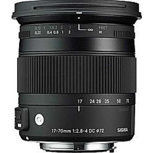 Sigma C 17-70 mm F2.8-4.0 DC HSM OS Macro 72 mm filter (geschikt voor Nikon F) zwart Tweedehands