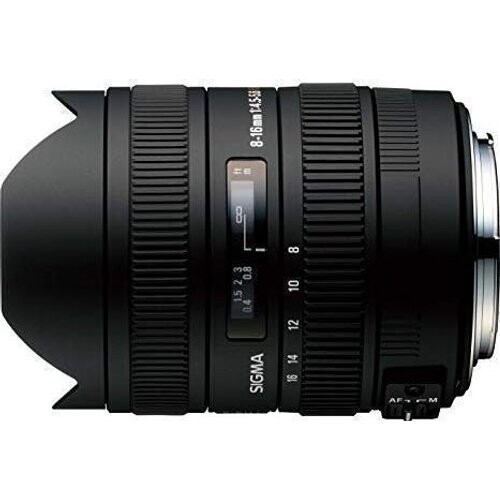 Sigma Lens Canon EF-S, Nikon F (DX), Pentax KAF3, Sigma SA Bayonet, Sony/Minolta Alpha DT 8-16mm f/4.5-5.6 Tweedehands