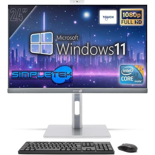 Simpletek AIO All in One 4th Gen 24" Core i3 3.4 GHz - SSD 1 TB - 16GB QWERTY - Italiaans Tweedehands