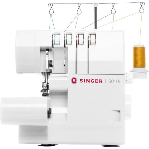 SINGER Overlockmachine S010 - 2 tot 4 draads - lock naaimachine - Naaien met en zonder mes Tweedehands