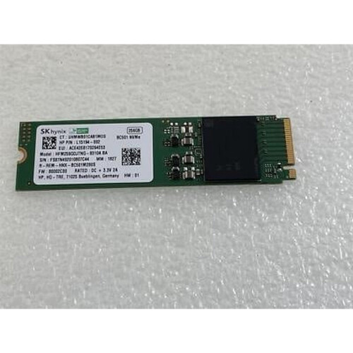 SK hynix BC501 HFM256GDJTNG-8310A 256GB NVMe SSD – M.2 2280 – PCIe Gen 3 – TLC NAND – interne SSD voor laptop en desktop