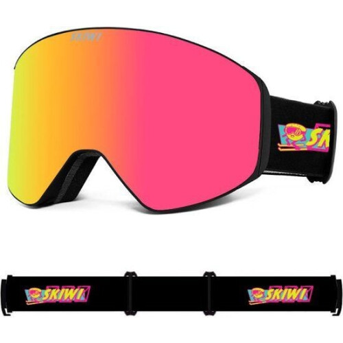 Skiwi Flashback Skibril - Skibril - Anti-condens - 2 magnetische lenzen - Krasbestendig