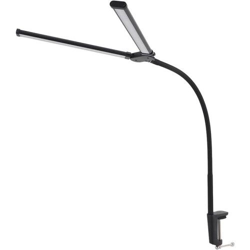 Skoov Led-Bureaulamp voor Kantoor Thuis, Heldere Dubbele Kop Bureaulamp met 3 Kleuren Traploos Dimba