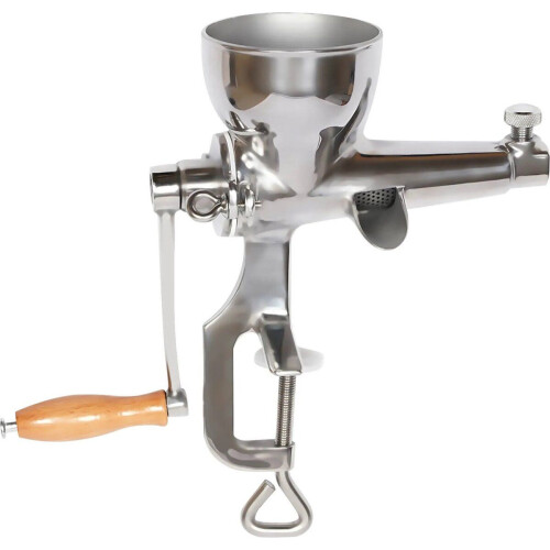 Slowjuicer - Handmatige Sapcentrifuge - RVS - Compact - Grijs