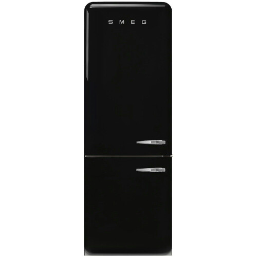 Smeg FAB38LBL5 - Koel-vriescombinatie - No Frost - Zwart Tweedehands
