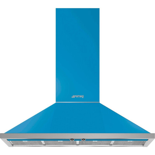 Smeg KPF12T - Afzuigkap Muurmontage - 606 m³/uur A+ - Turkoois
