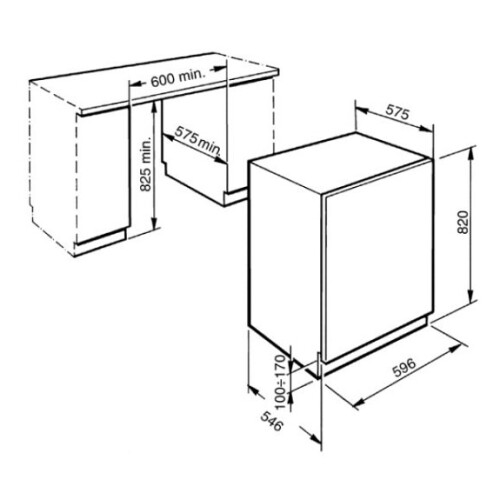 Smeg Wdi12c1 - Inbouw Was-droogcombinatie - 5 Kg Wassen - 2.5 Kg Drogen - 1200 Tpm | Tweedehands (Refurbished)