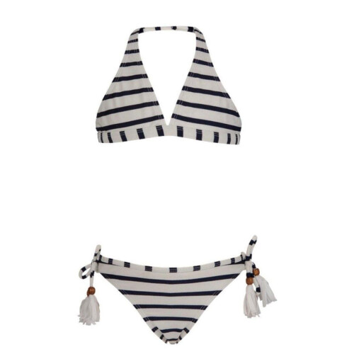 Snapper Rock - Bikini - UPF 50+ UV bescherming - Blauw/Wit - Maat 104-110