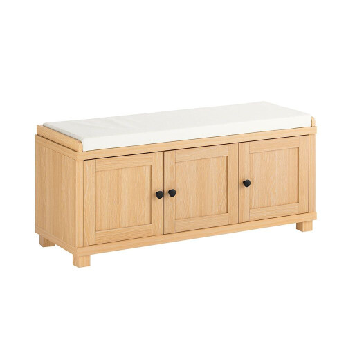 SoBuy FSR188-N Schoenenbank – Comfortabele Zitbank met Opbergruimte voor Hal of Slaapkamer (104 x 35