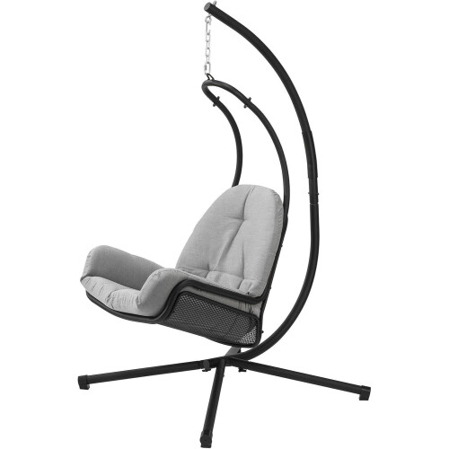 SoBuy OGS52-HG - Hangstoel - Max. 150 kg - 103 x 125 x 197 cm - Lichtgrijs Tweedehands
