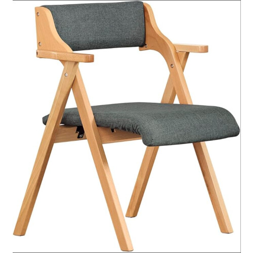 SoBuy Opvouwbare Klapstoel met Zitkussen– Comfortabele Dining Stoel voor Binnen&Buiten–