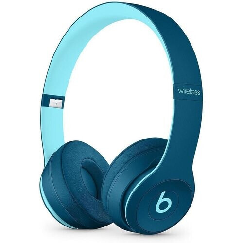 Solo 3 Wireless Hoofdtelefoon - wireless microfoon Pop Blauw Tweedehands