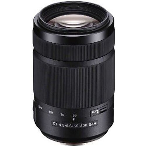 Sony 55-300 mm F4.5-5.6 DT SAM 62 mm filter (geschikt voor Sony A-mount) zwart Tweedehands