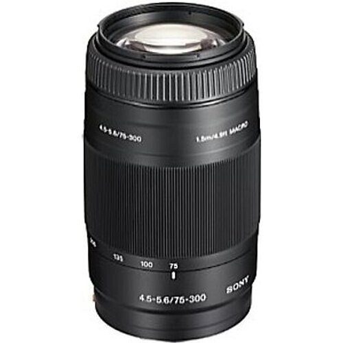 Sony 75-300 mm F4.5-5.6 55 mm filter (geschikt voor Sony A-mount) zwart Tweedehands