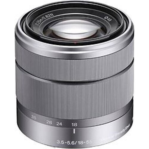 Sony E 18-55 mm F3.5-5.6 OSS 49 mm filter (geschikt voor Sony E-mount) zilver Tweedehands
