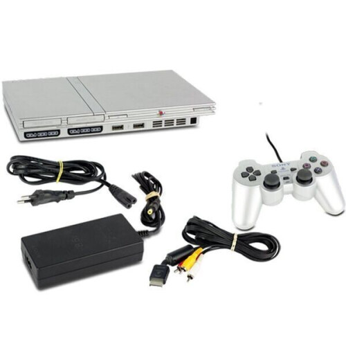 Sony PlayStation 2 Fat (PS2 Fat) - 2 Controller - zilver