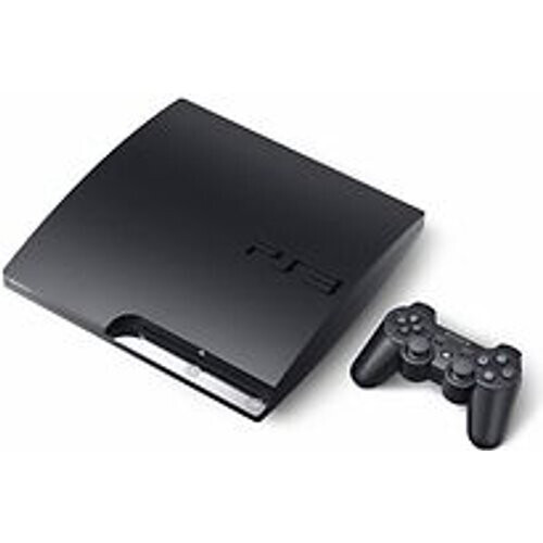 Sony PlayStation 3 slim 160 GB  [K-Model, incl. draadloze controller] zwart Tweedehands