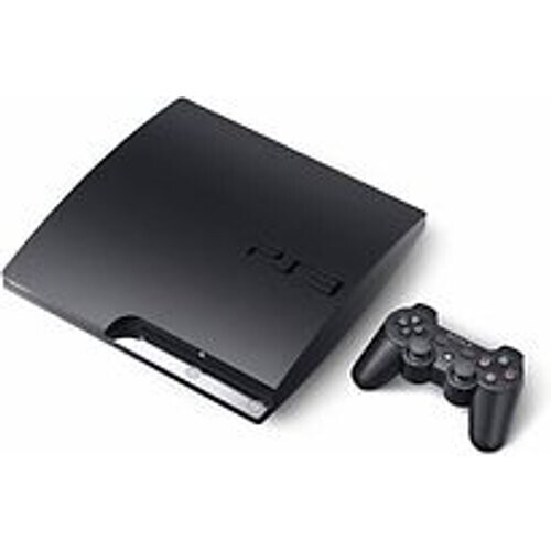 Sony PlayStation 3 slim 320 GB [K Model, incl. draadloze controller] zwart Tweedehands