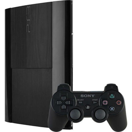 Sony PlayStation 3 super slim 12 GB SSD zwart - incl. draadloze controller Tweedehands