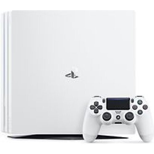 Sony Playstation 4 pro 1 TB [incl. draadloze controller] wit Tweedehands